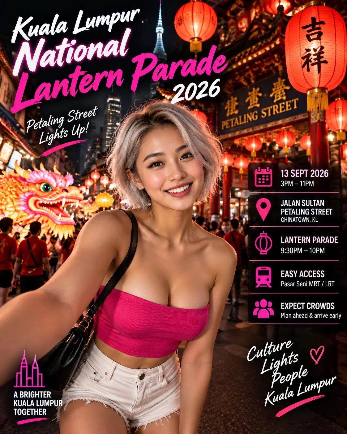 Kuala Lumpur National Lantern Parade 2026: Petaling Street Route, Times & Visitor Guide editorial image