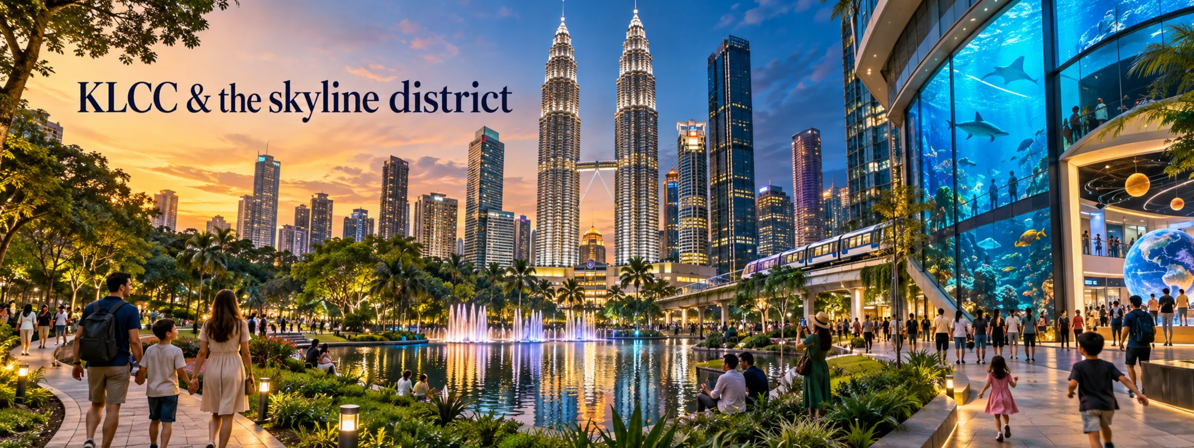 KLCC & the skyline district