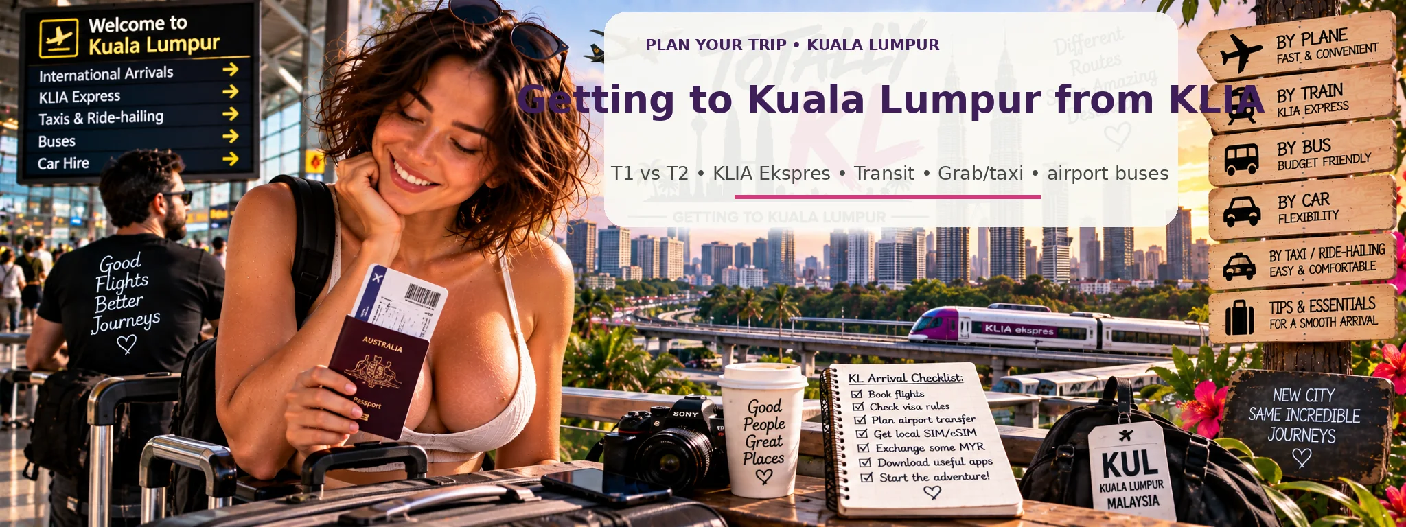 Getting to Kuala Lumpur from KLIA
