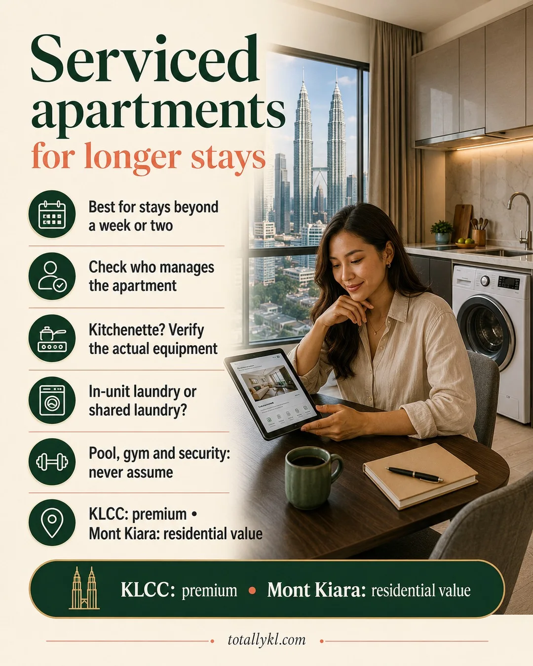 Serviced apartments for longer stays