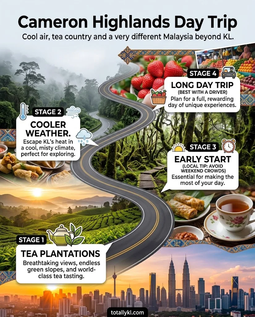 Wisata sehari: Cameron Highlands